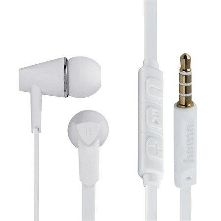 Kopfhörer "Joy", In-Ear, Mikrofon, Flachbandkabel, Weiß (00184008)