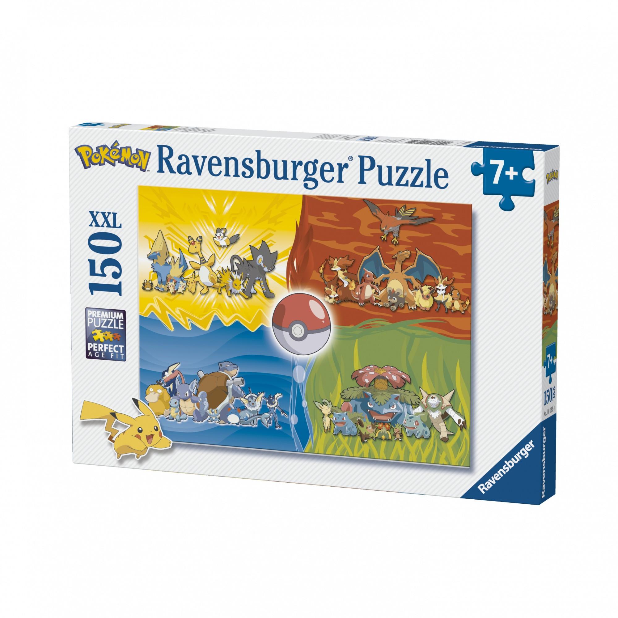 Puzzle Pokémon Typen - 150 Teile XXL