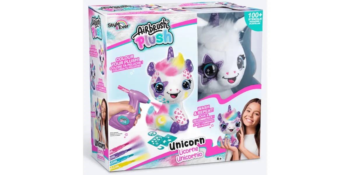 Airbrush Plush Unicorn