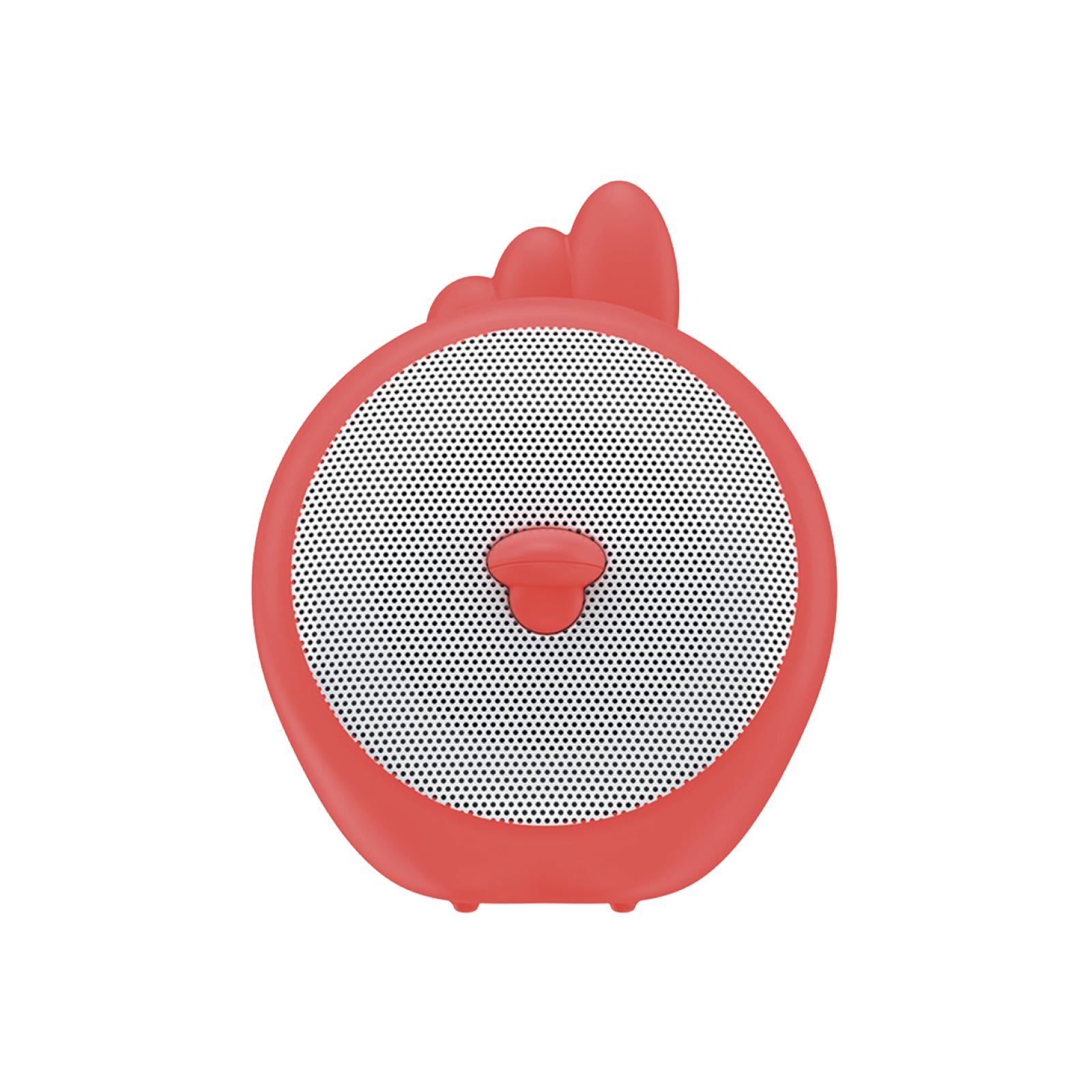 Kabelloser Lautsprecher in Hahnenform, Red Bluetooth-Lautsprecher