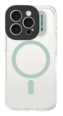MagColor Case - transparente Hülle, kompatibel mit MagSafe-Aufladung für iPhone 16 Pro, Grün