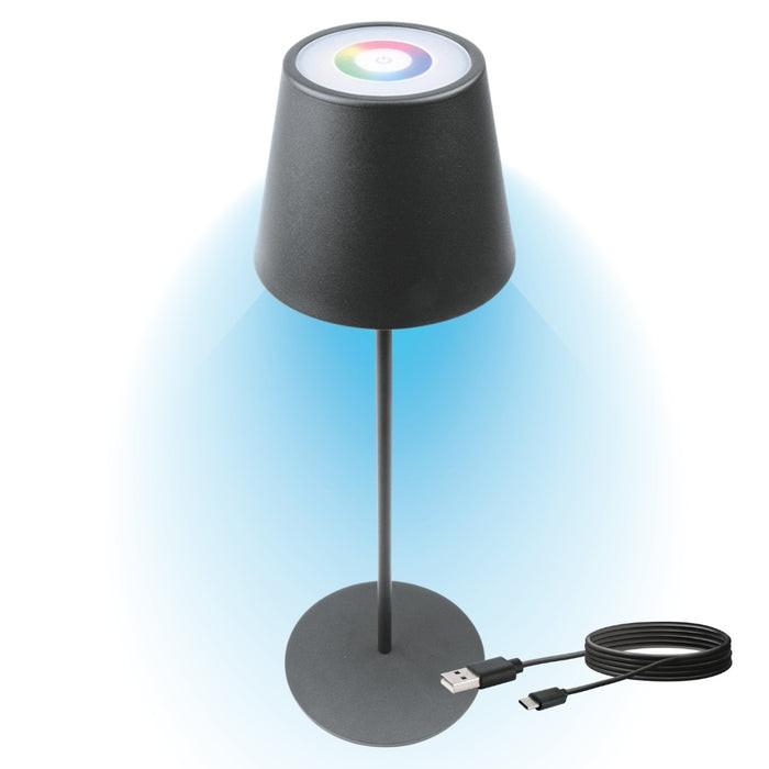 RGB LED Tischleuchte/Anthrazit LED-Lampe