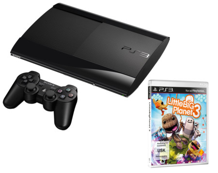 PlayStation3 12GB (schwarz) inkl. LittleBigPlanet 3