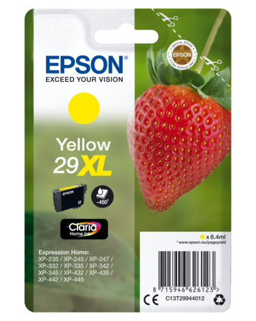 Tintenpatrone C13T29944012 Erdbeere gelb XL