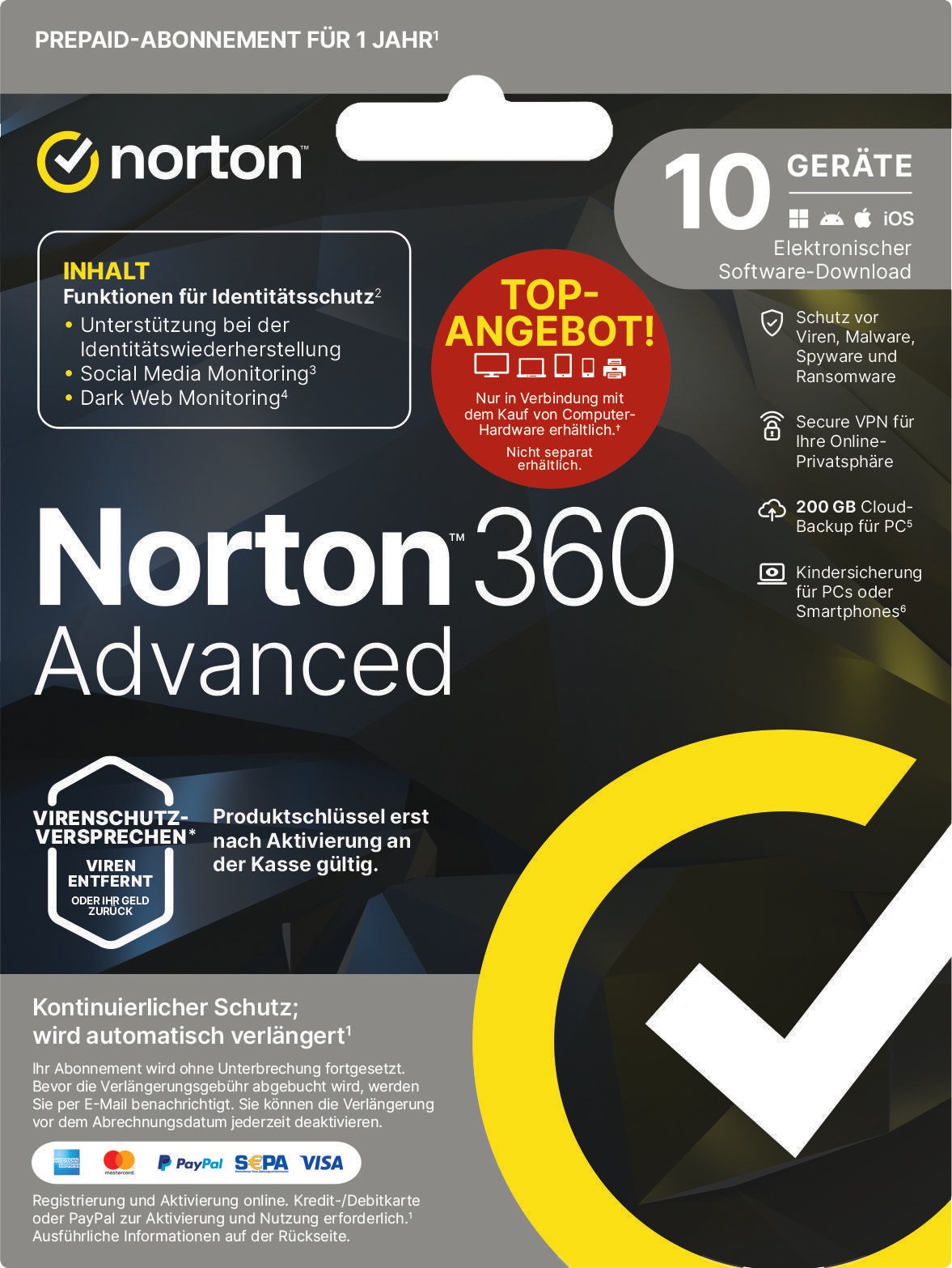 360 Advanced Attach 10 Geräte 1 Jahr