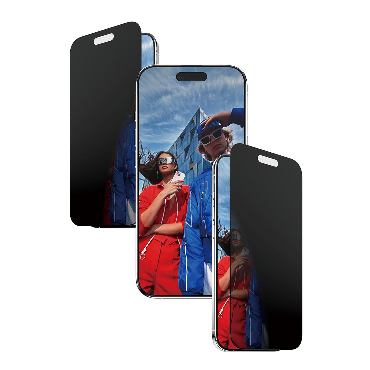 2-Way Privacy Displayschutz für iPhone 17 Air, Ultra-Wide Fit mit EasyAligner