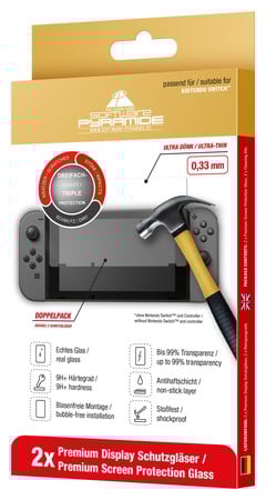 Nintendo Switch Schutzglas Doppelpack