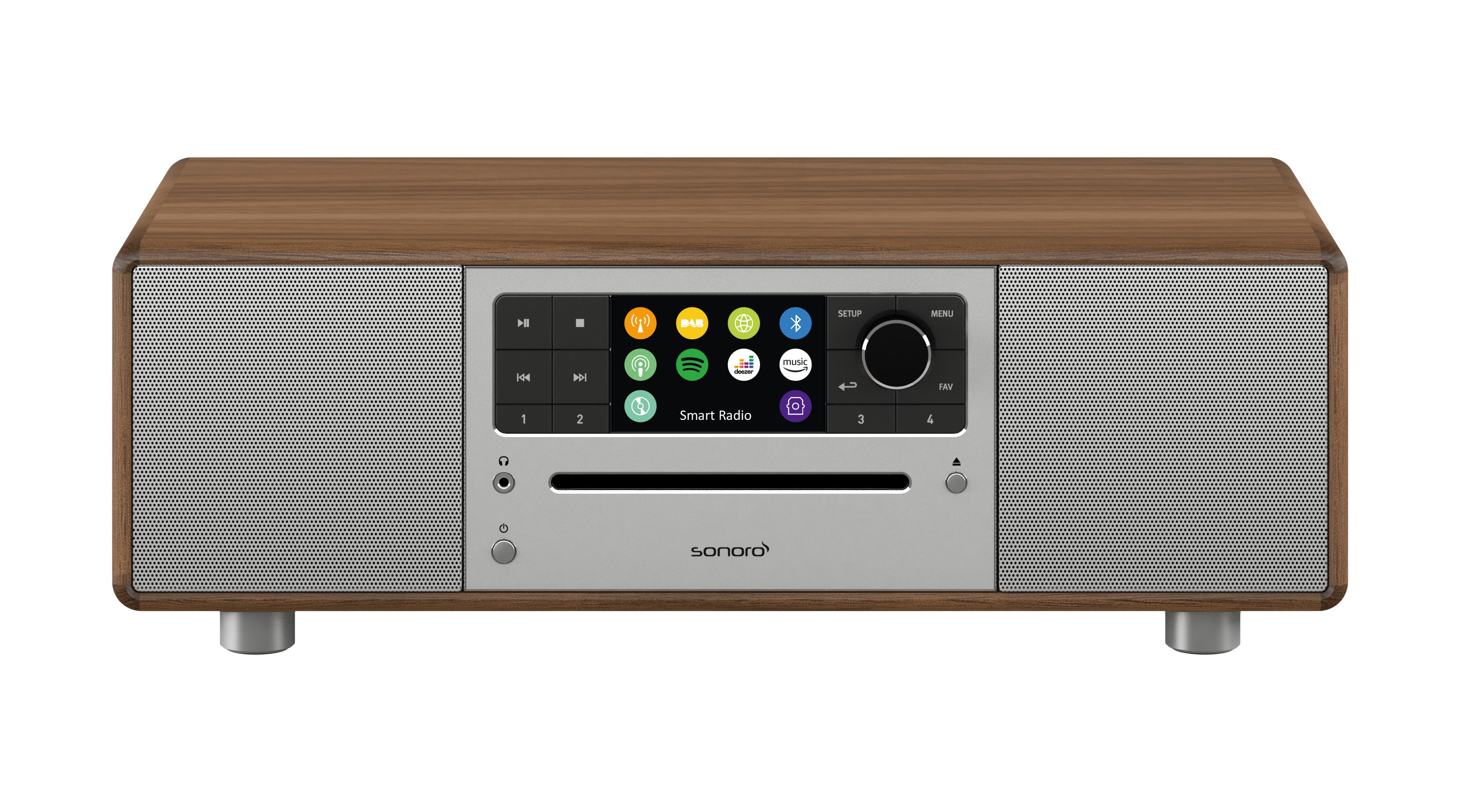 Kompaktanlage PRESTIGE walnuss silber