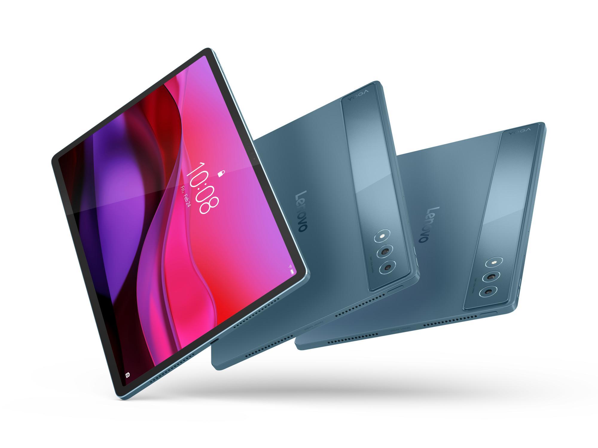 Yoga Tab Plus + Tastatur + Stift, Tidal Teal, 12,7 Zoll, Snapdragon 8 Gen 3, 16 GB, 256 GB UFS 4.0