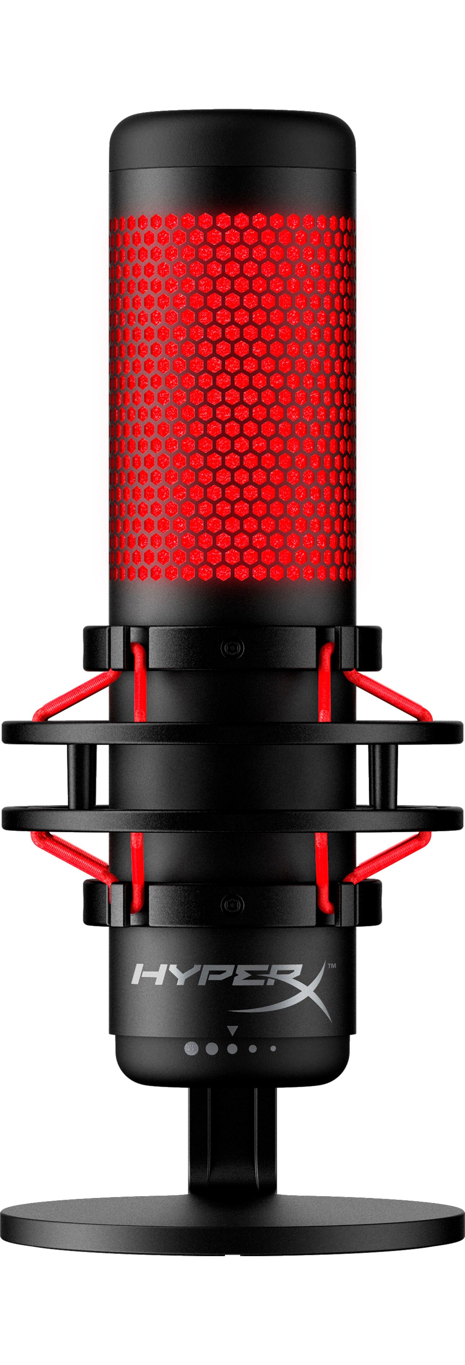 QuadCast – USB-Mikrofon – rote Beleuchtung