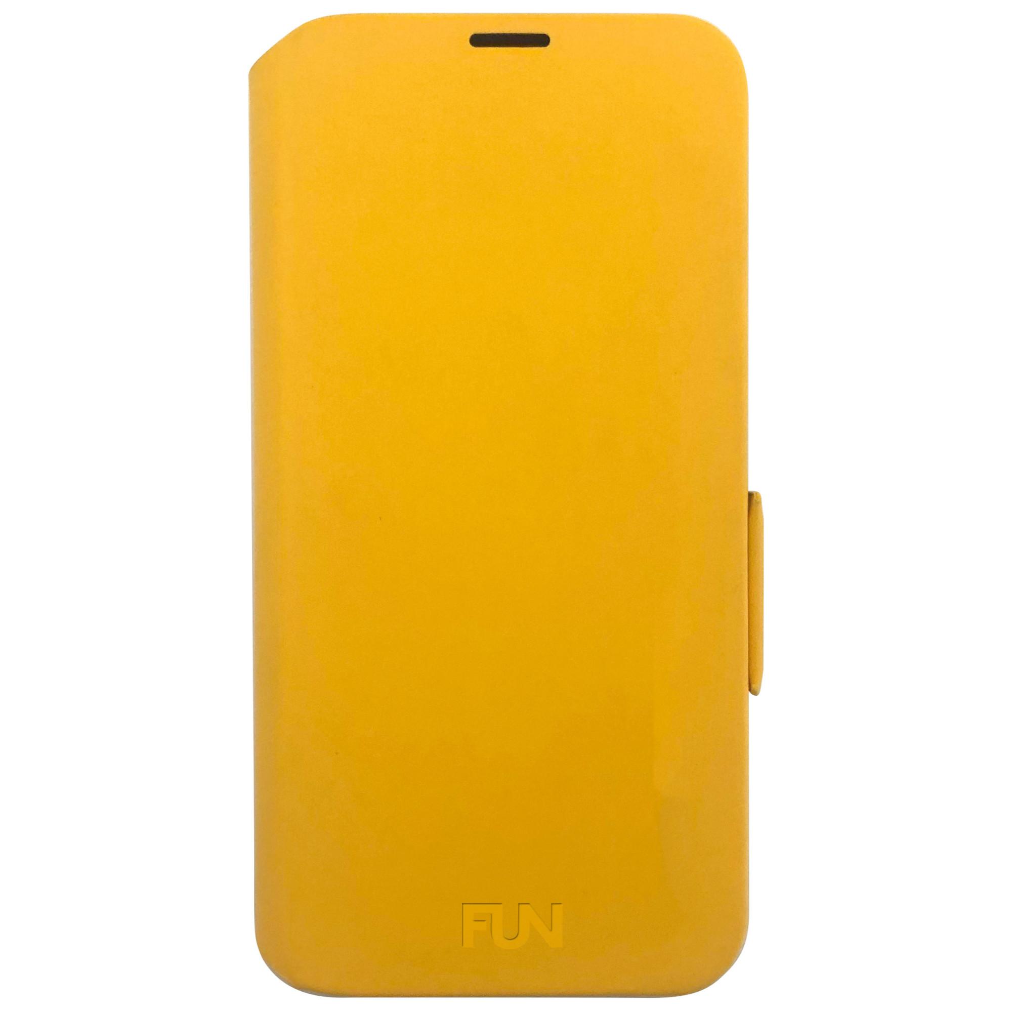 Book Case DELUXE für Apple iPhone 13 Pro Bright Yellow (20095) Handyhülle