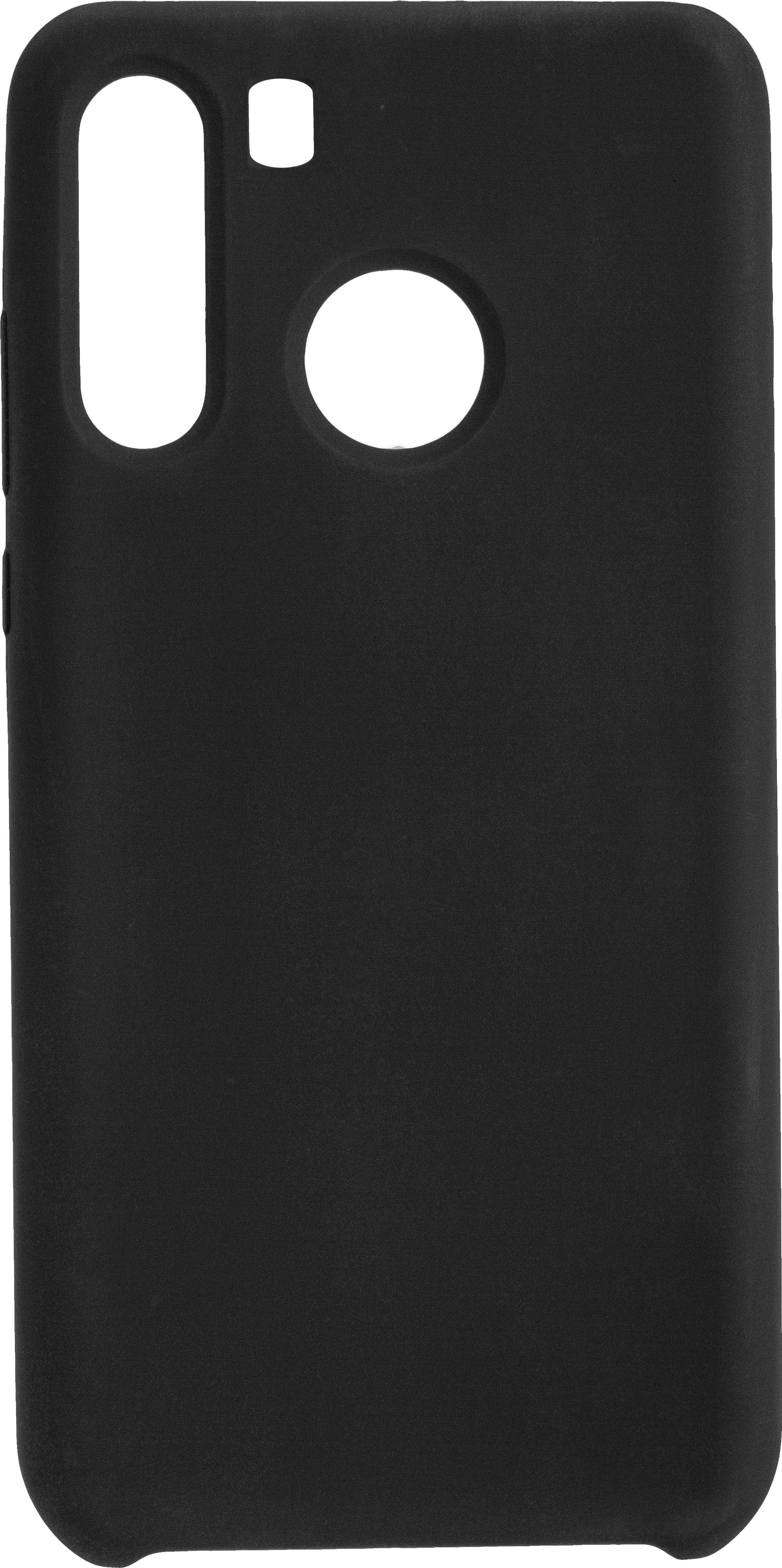 Back Cover Soft Touch für Magnethalter für Samsung A217 Galaxy A21s Black Handyhülle