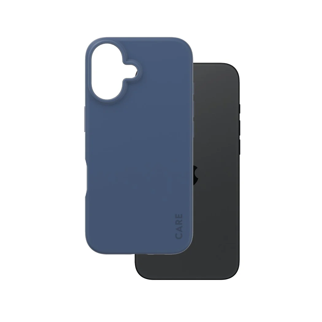 CARE by PanzerGlass Fashionable Case Blau iPhone 16 Handyhülle