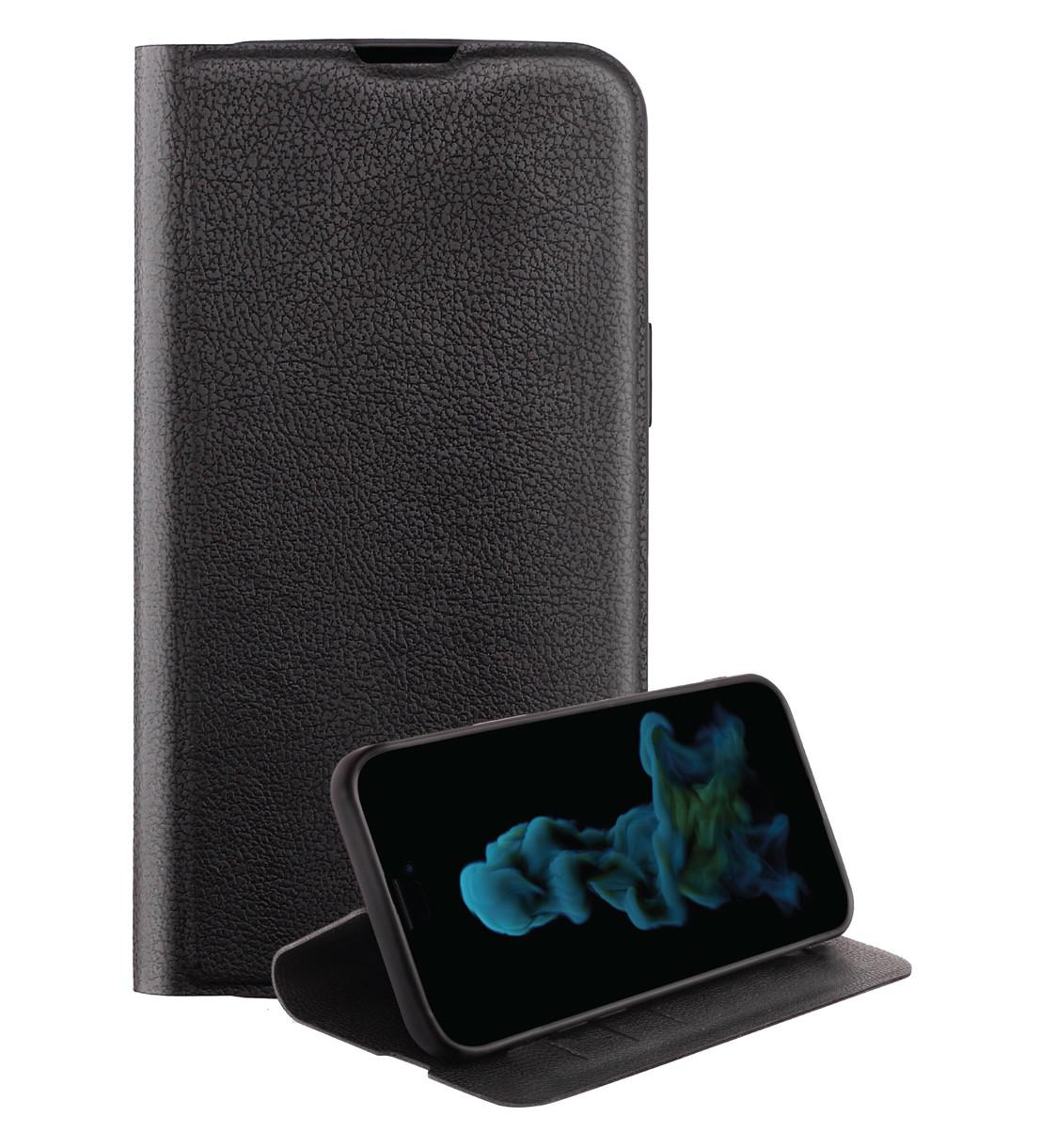 Premium Wallet, Book Cover für iPhone 14 Pro Max schwarz (63500) Handyhülle