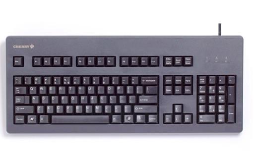 G80-3000 Corded DE-Layout schwarz BLUE SWITCH Tastatur