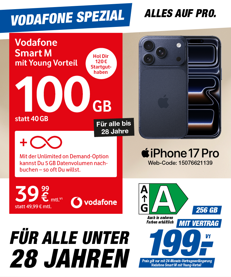 📱 iPhone 17 Pro – Alles auf Pro. Mit Young Vorteil 🎓