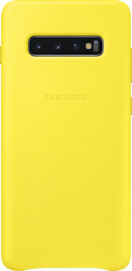 Leather Cover EF-VG975 für Galaxy S10+, gelb
