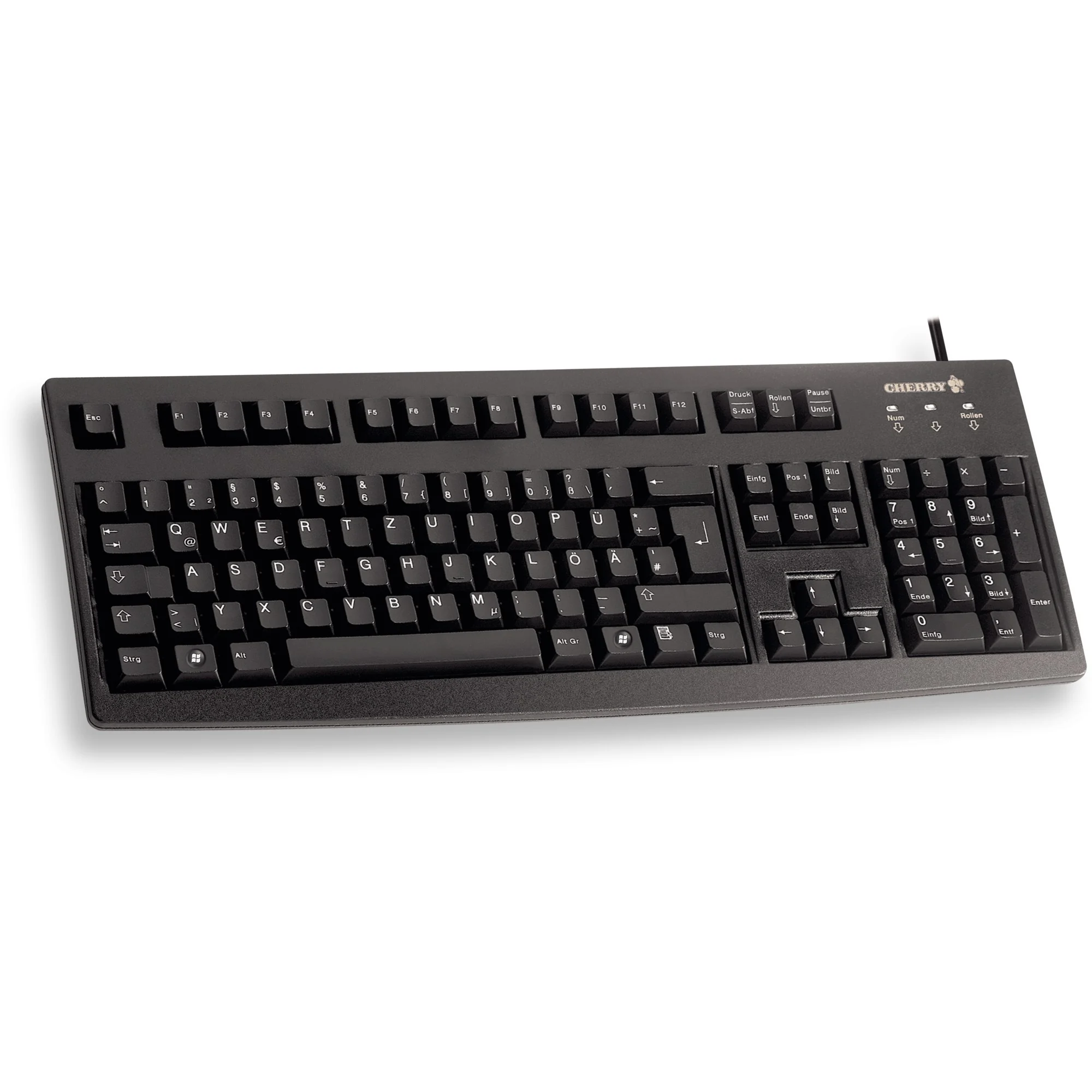 G83-6104 kabelgebundene Tastatur, Schwarz