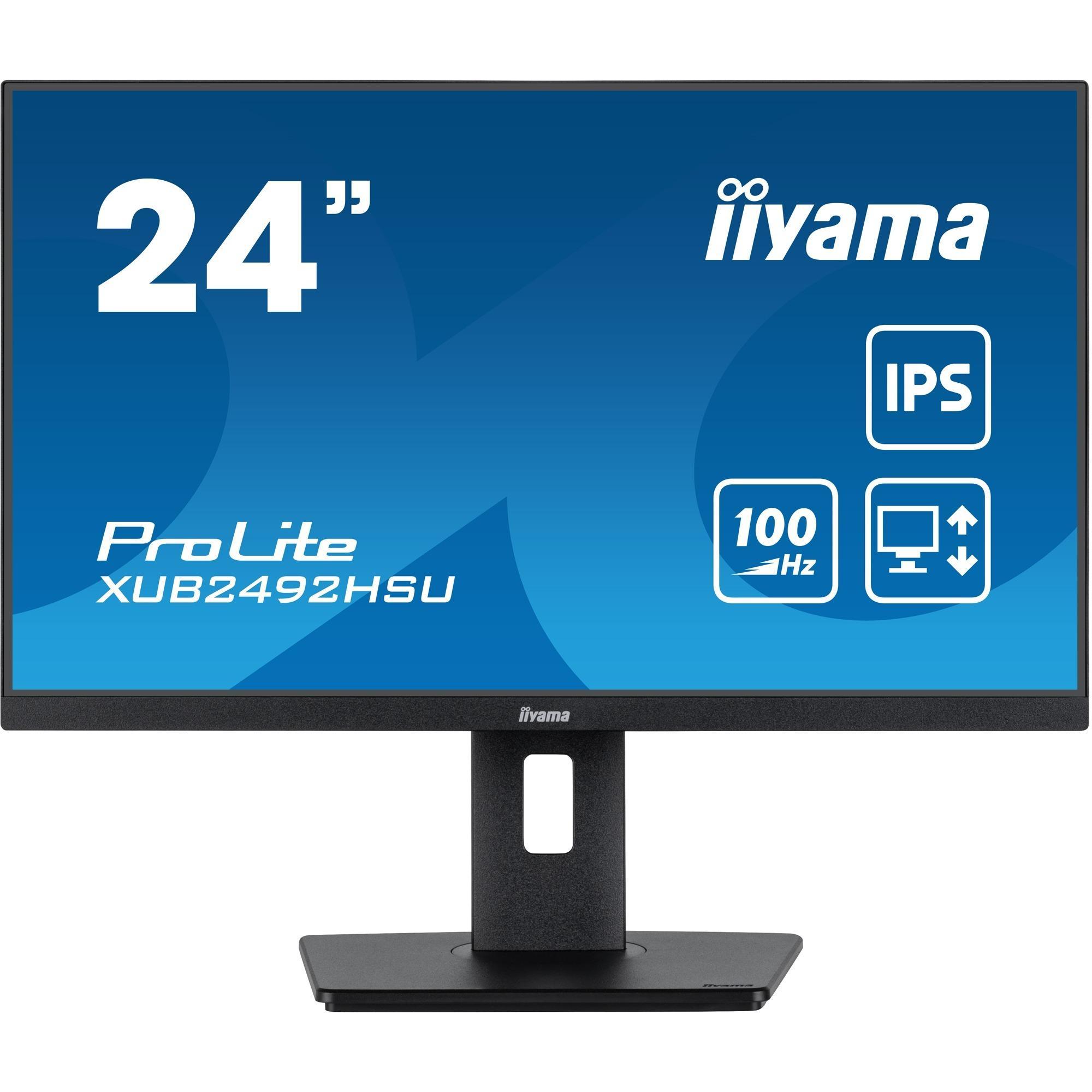Monitor ProLite XUB2492HSU-B6, Schwarz, 23,8 Zoll, Full HD, IPS, 100 Hz, 0,4 ms