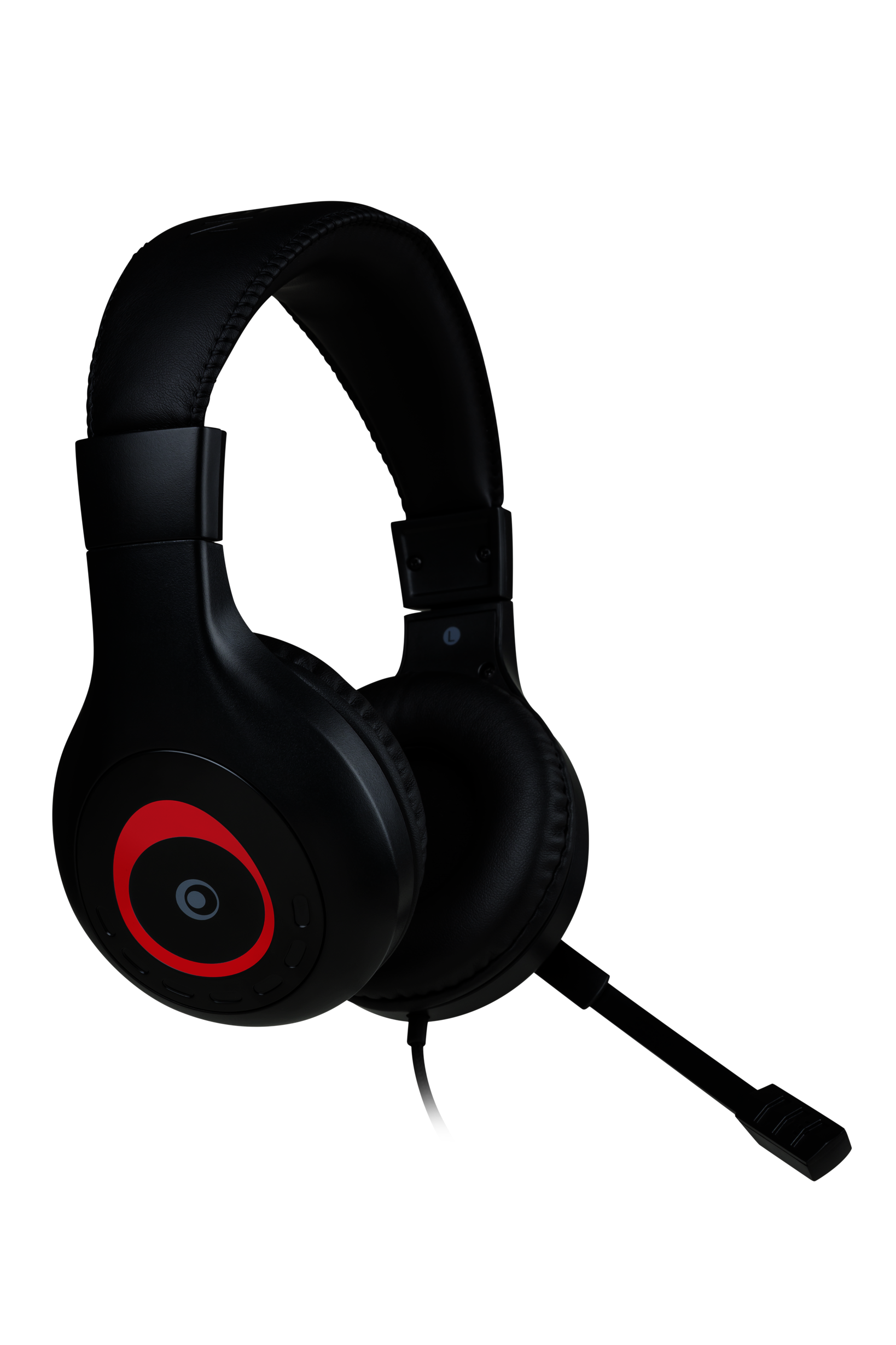 Wired Stereo Headset schwarz/rot