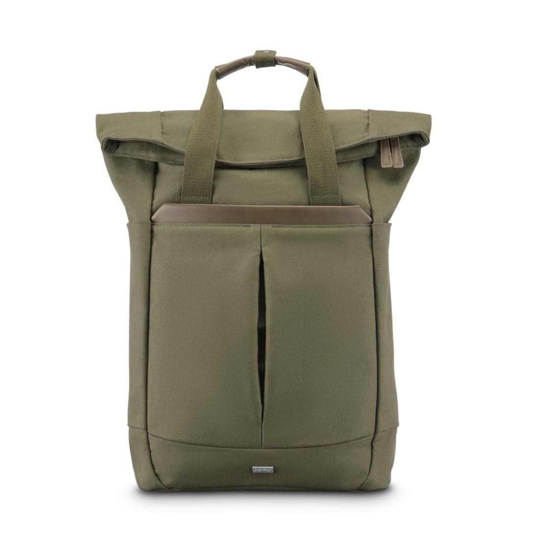 Laptop-Rucksack "Pureline", bis 41 cm (16,2"), Grün-Braun (00222083)