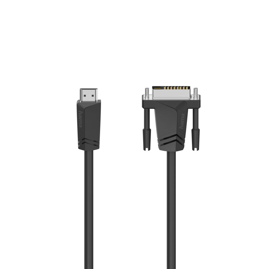 Verbindungskabel, HDMI™-Stecker - DVI/D-Stecker, 1,5 m (00205018)