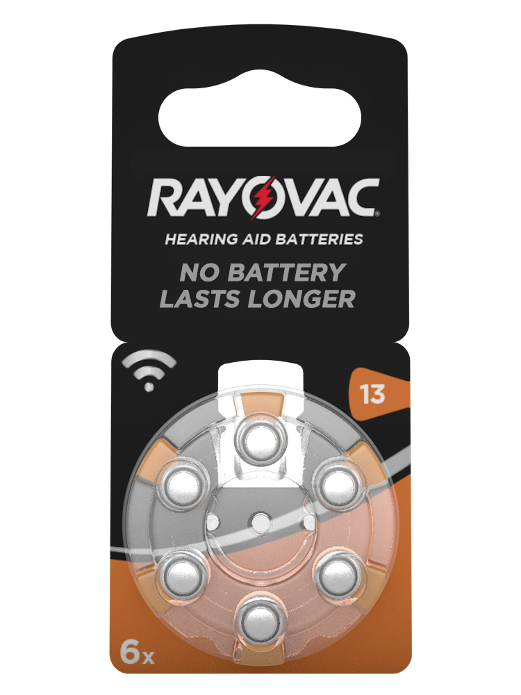 Hörgerätebatterie Typ 13, 6er Pack