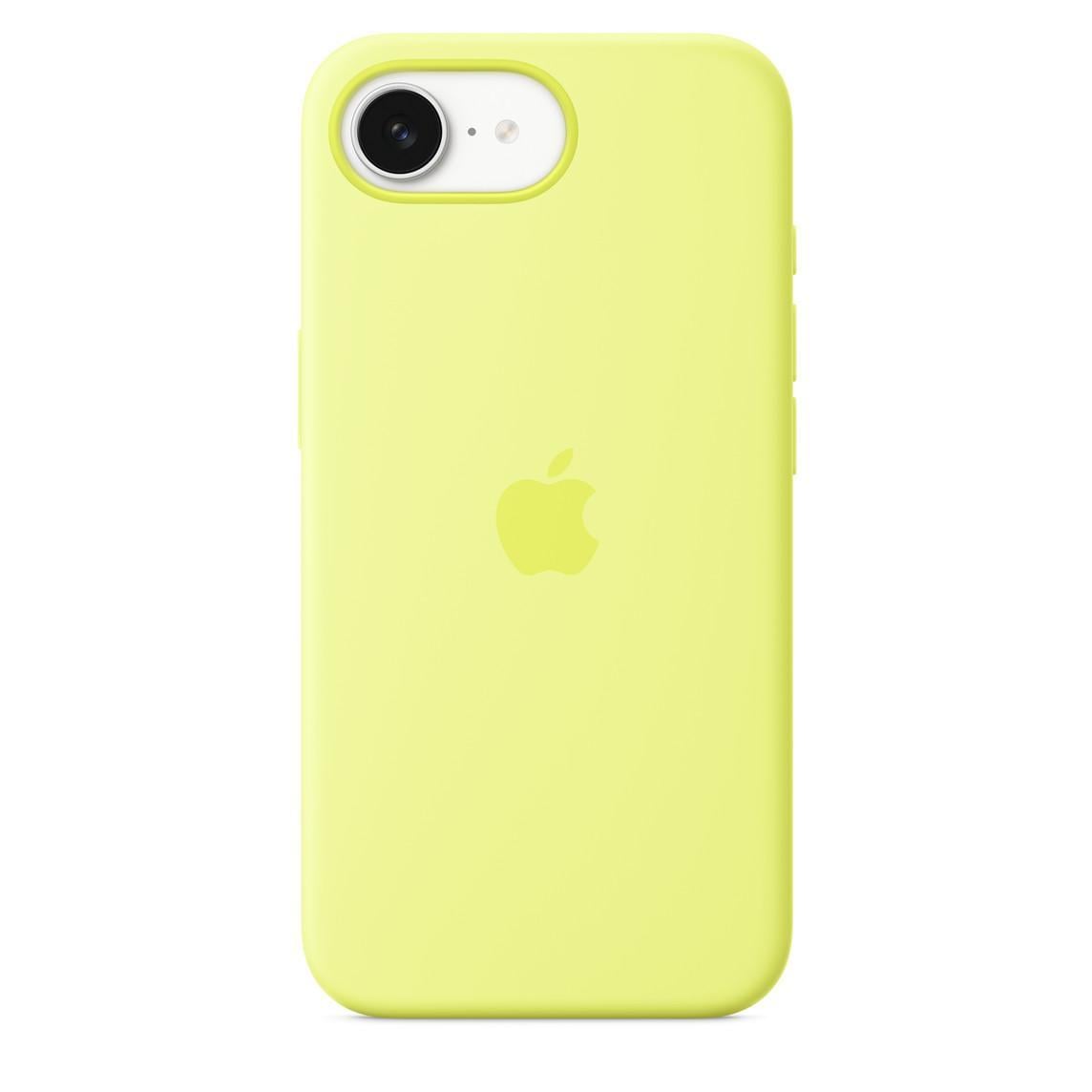iPhone 16e Silikon Case - Neongelb