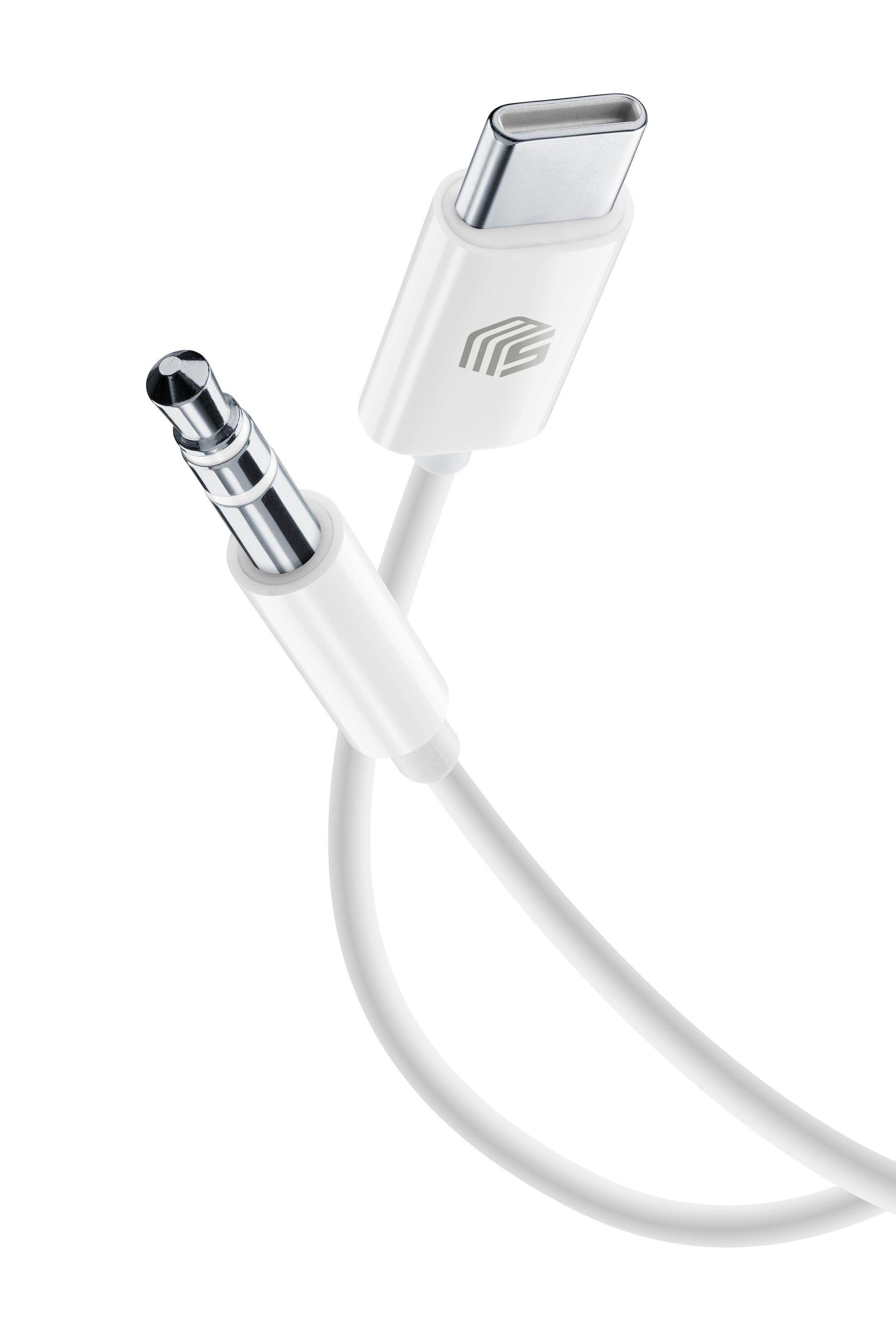 Audio Cable 3,5mm Klinkenanschluss/ Typ-C White (60745)