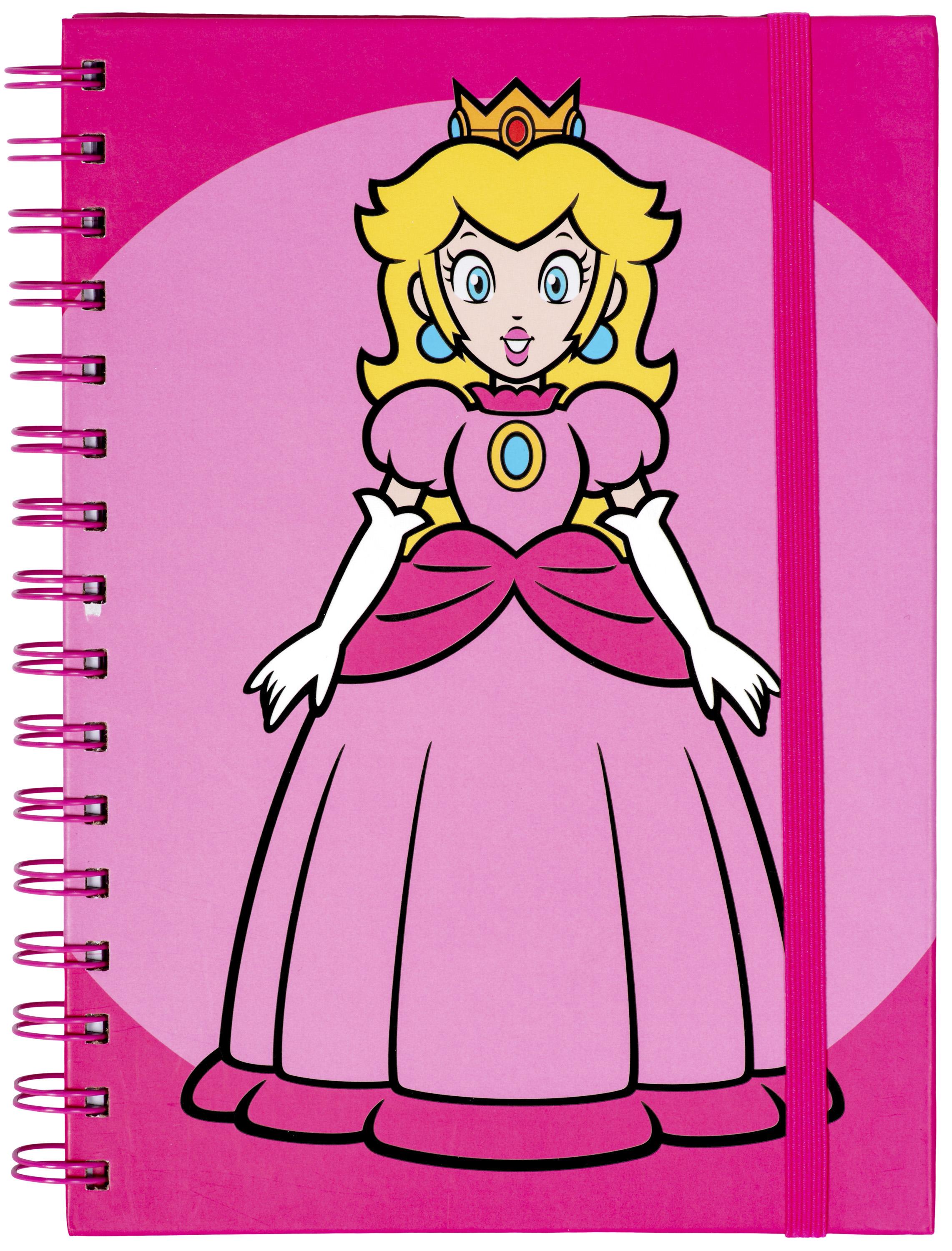 Super Mario Peach Notizbuch