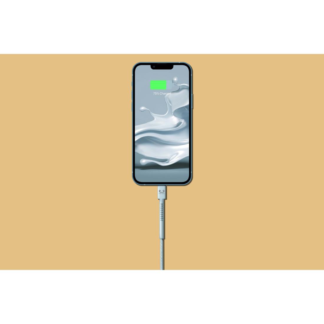 USB - Lightning-Kabel "Fabriq", 2,0 m, Dusky Blue (00215007)