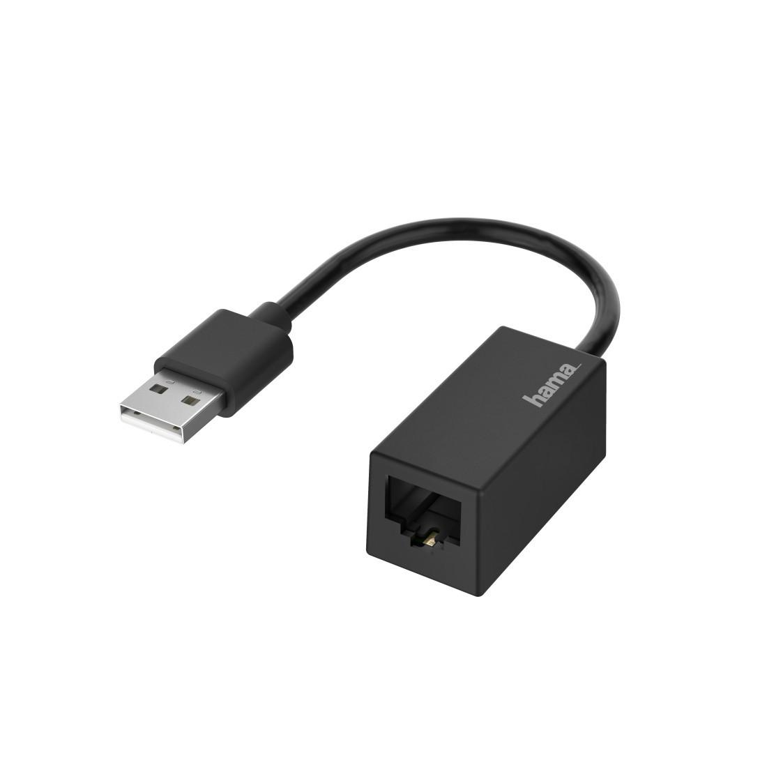 Netzwerk-Adapter, USB-Stecker - LAN/Ethernet-Buchse, Fast Ethernet (00200324)