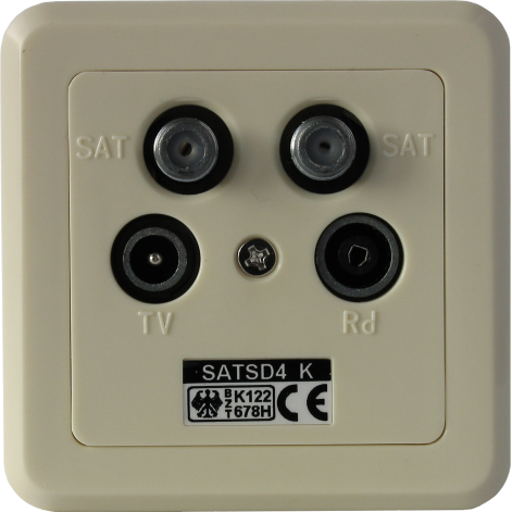 SAT SD 4k / Class A SAT-Einzeldose