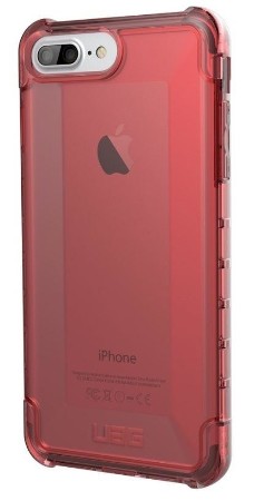 Plyo Case | Apple iPhone 8/7/6S Plus | crimson (rot transparent)
