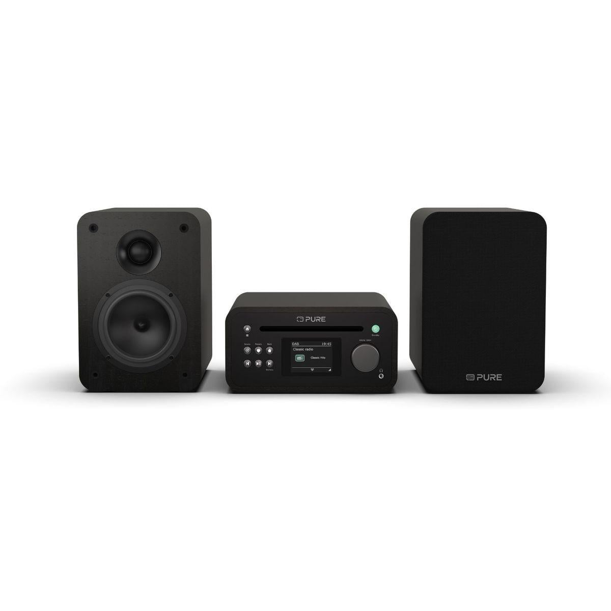 Classic Stereo Mini Schwarz Stereoanlage