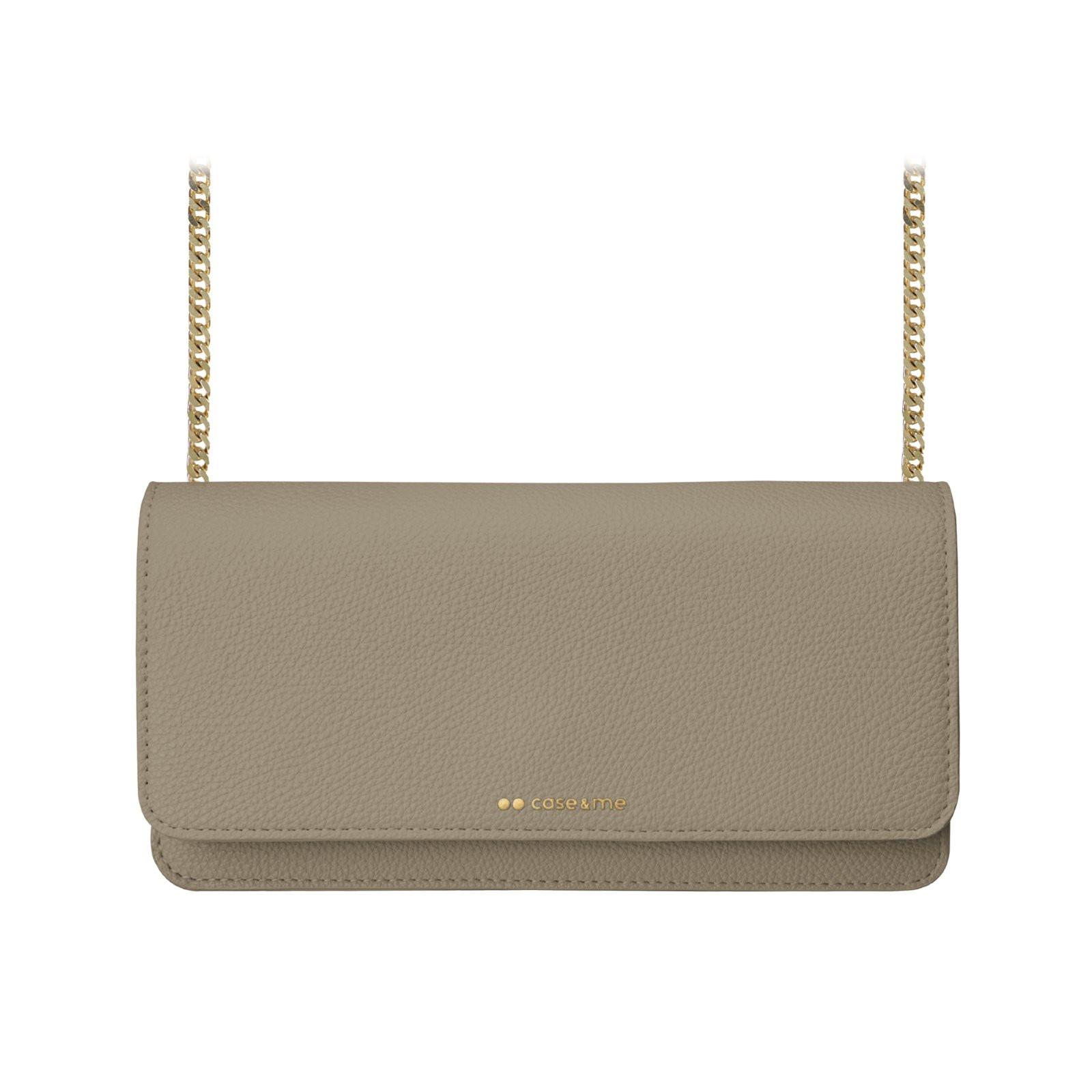 Smartphone-Handtasche mit Schulterriemen, Taupe