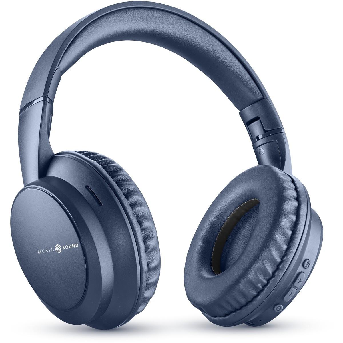 Music & Sound Bluetooth Headphone BOOST Blue (61470) Over-Ear Kopfhörer