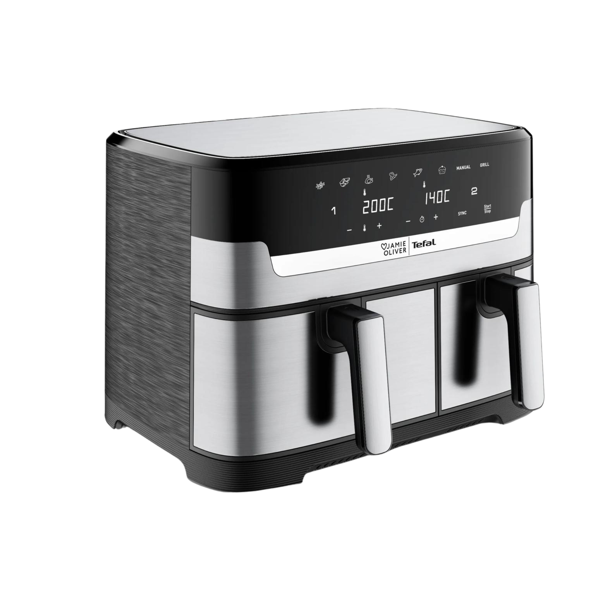 EY90JD Jamie Oliver Doppel-Heißluftfritteuse