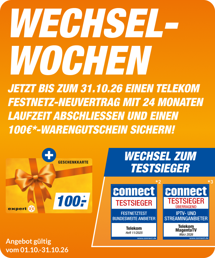 Magenta Zuhause L mit 100€ expert Gutschein
