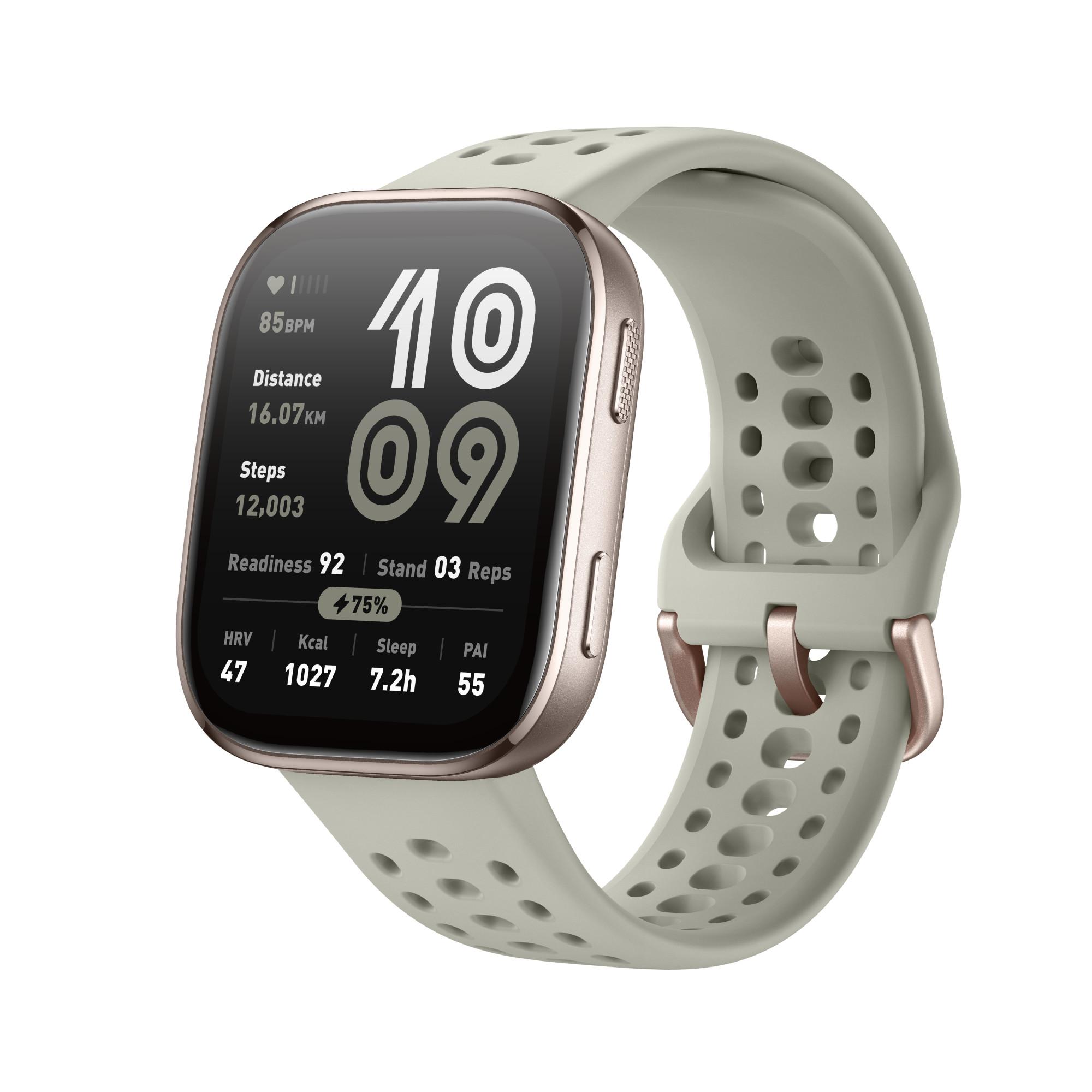 BIP 6, HYROX-Modus, Stone Smartwatch