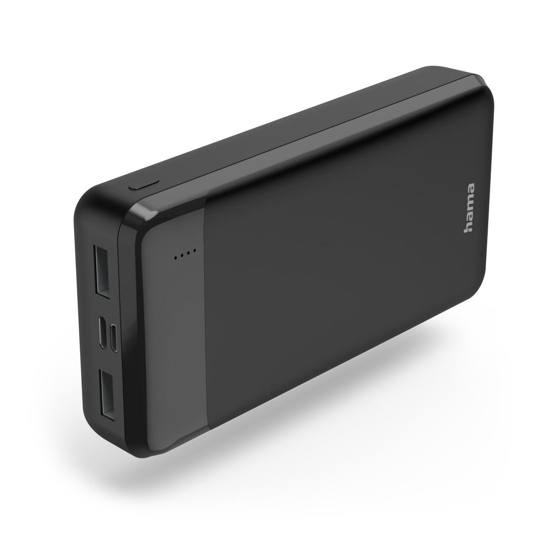 Power Pack "Eco Power 20", 20000mAh, Ausgänge: 1x USB-C, 2x USB-A, Schwarz (00187286)