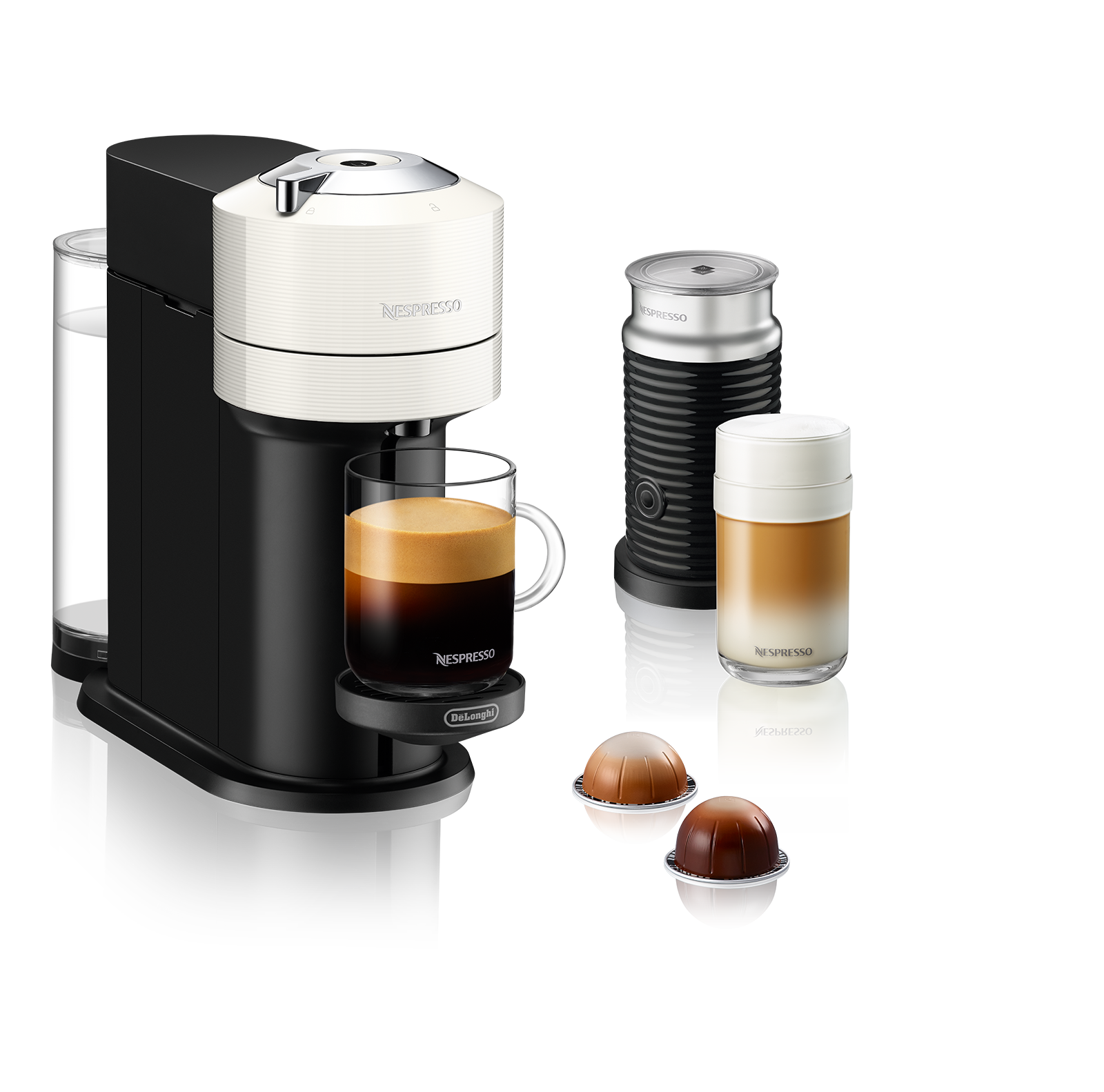 ENV 120.WAE VertuoNext weiß inkl. Aeroccino3 Nespresso-Kapselmaschine