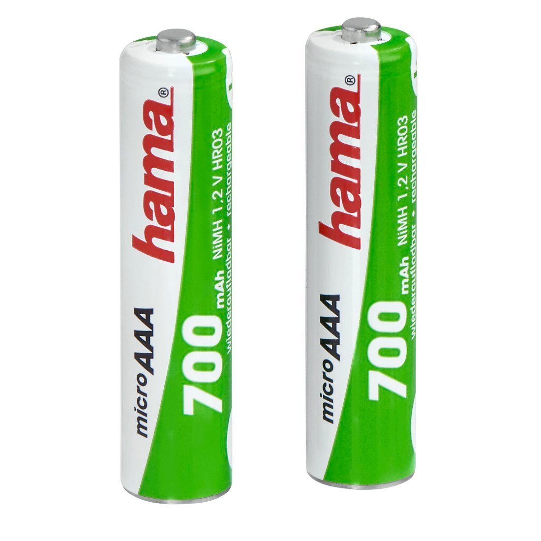 NiMH-Akkus 2x AAA 700 mAh 1,2V (00056801)