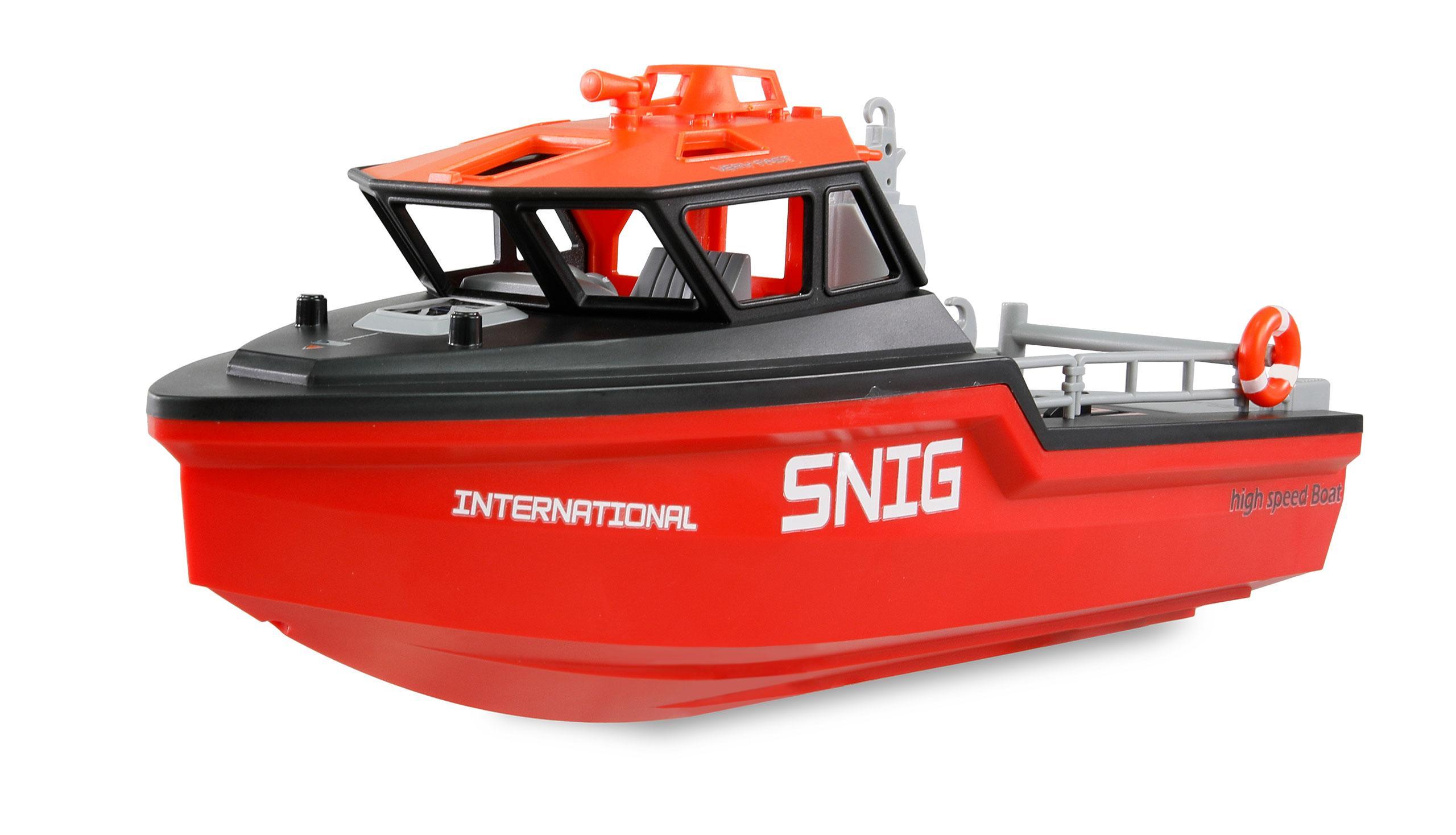 Rettungsboot Snig Jetantrieb 320mm RTR schwarz/rot 8+