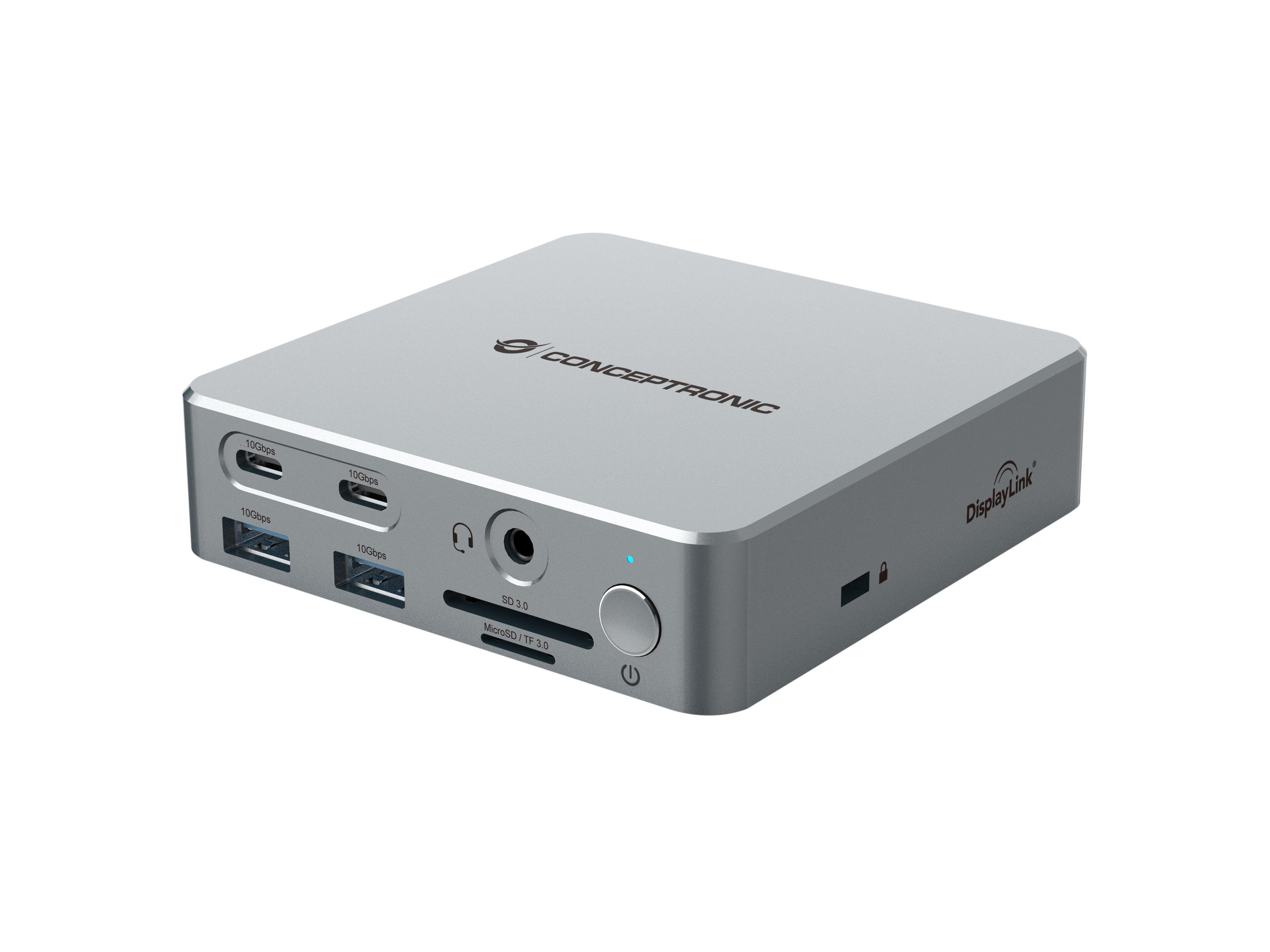 DONN25G 5-in-1 DisplayLink USB 3.2 Gen 2 Dockingstation