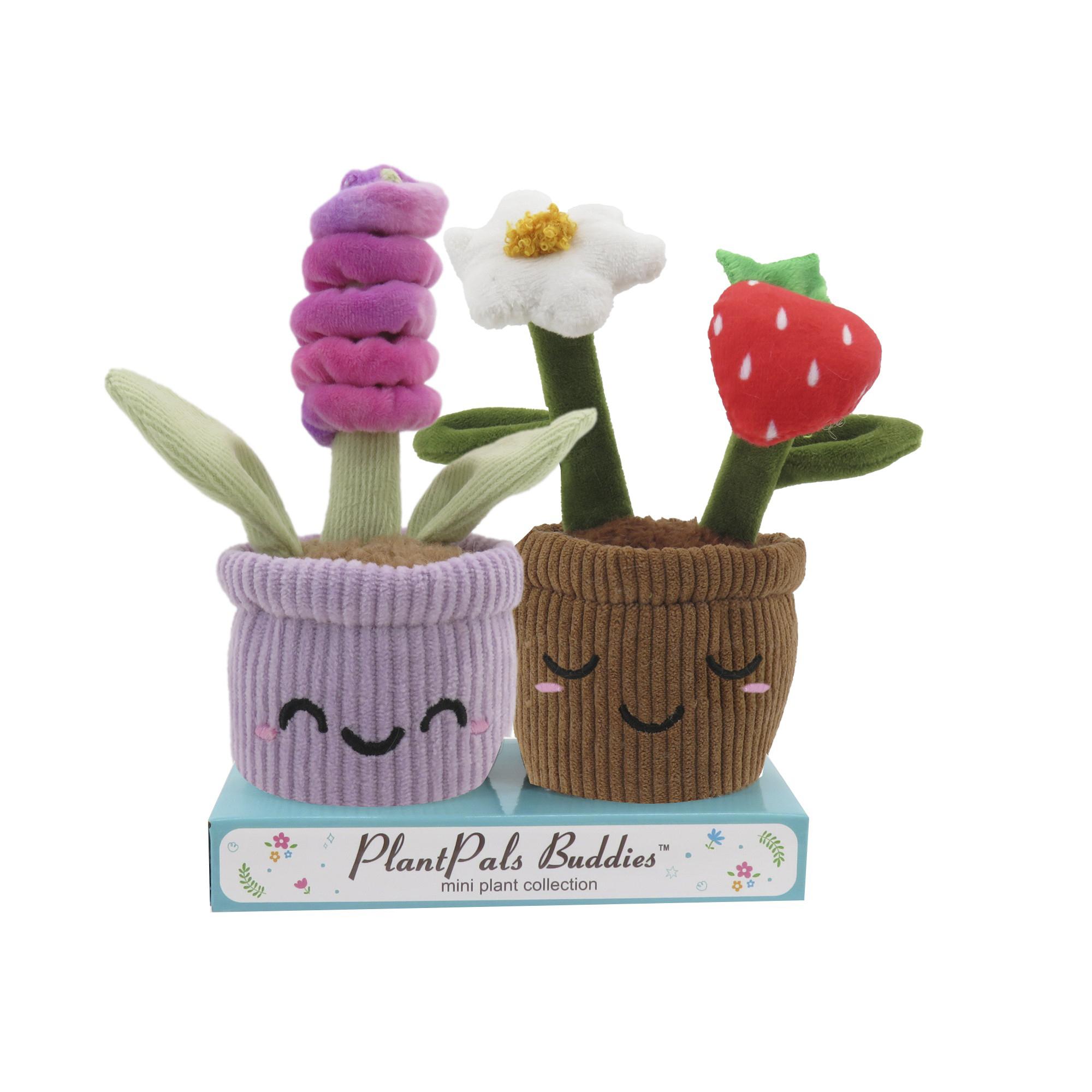 Plantset- Erdbeere + Hyazinthe 15 cm Plüsch Kuscheltier