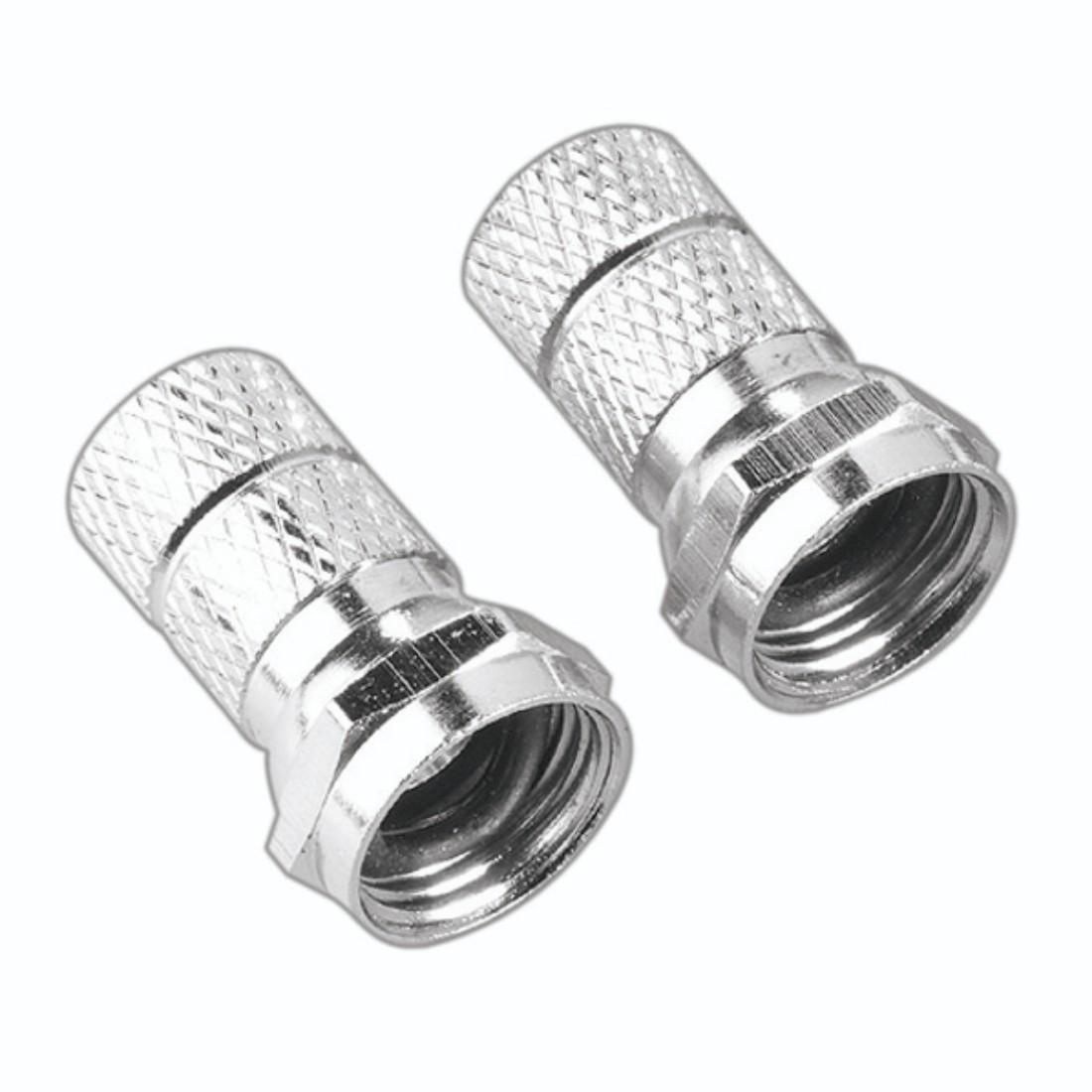 F-Stecker, 6,8 mm, 2 Stück (00179404)