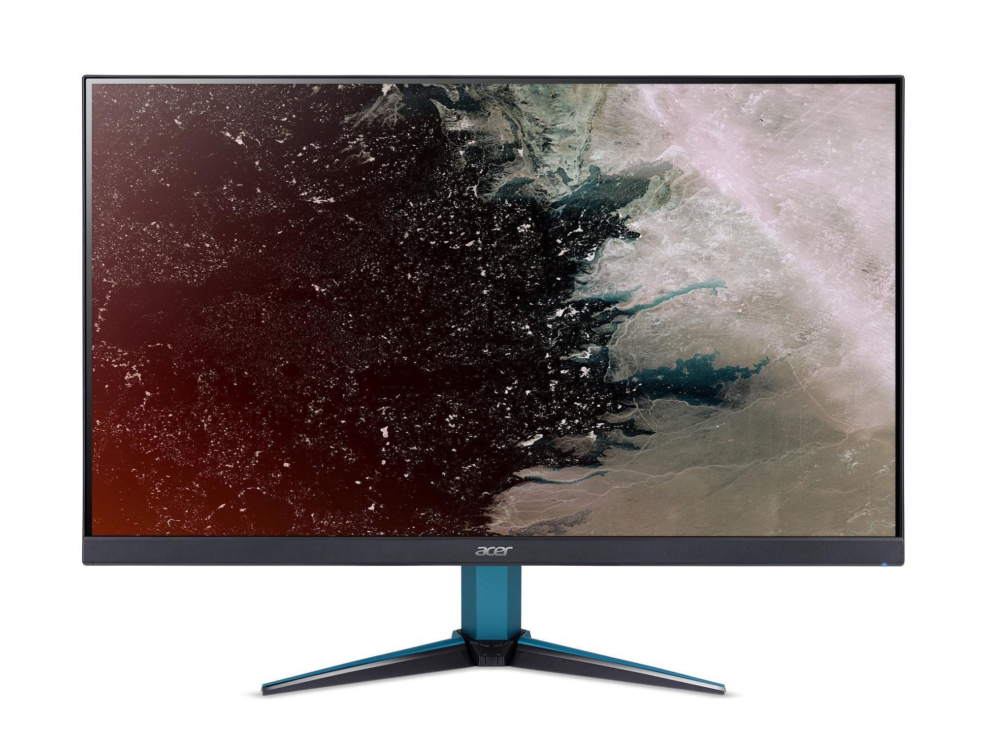 Gaming-Monitor Nitro VG2, VG272UV, Schwarz/Blau, 27 Zoll, WQHD, IPS, 180 Hz, 2 ms