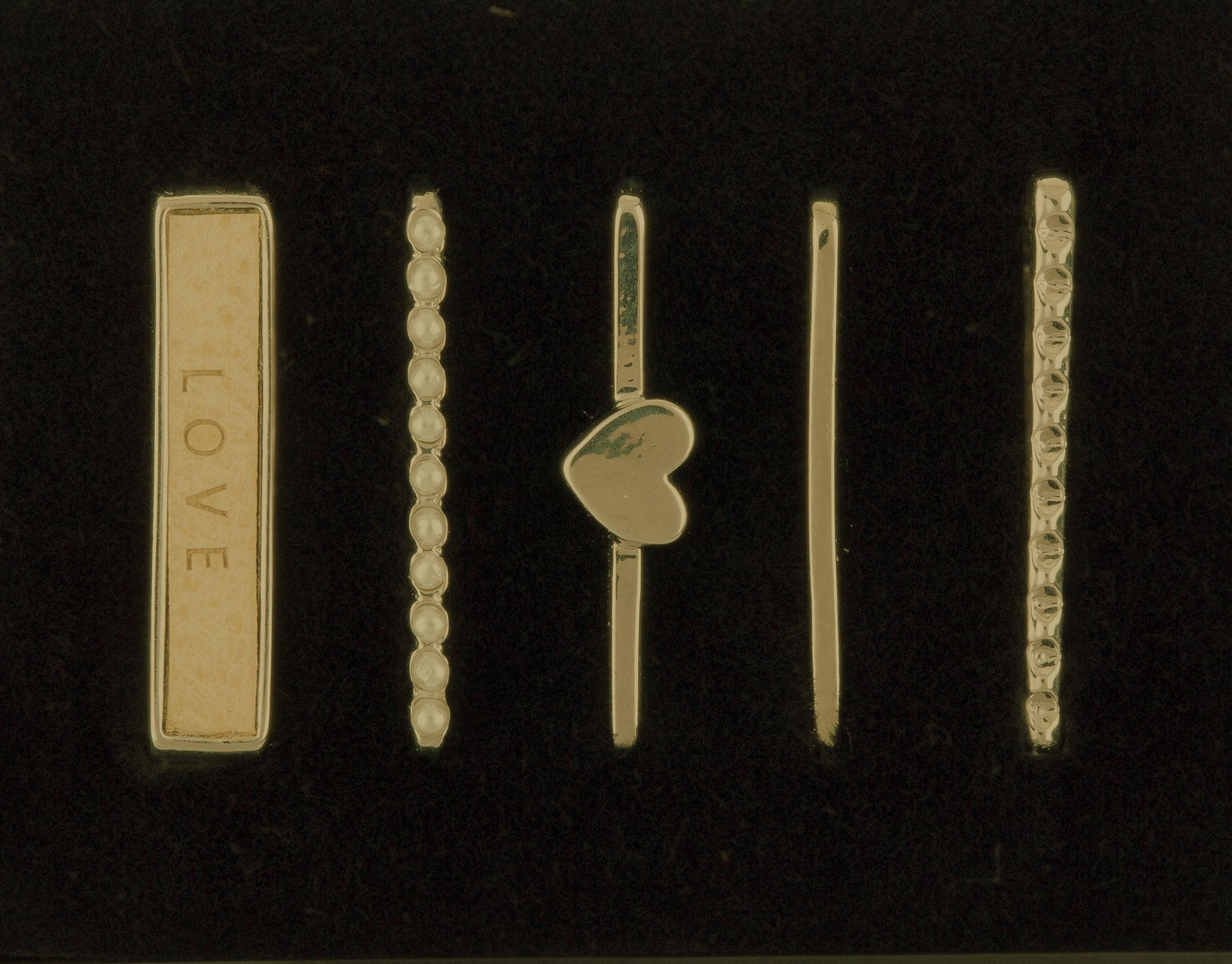 Smartwatch Charms Shiny Heart Gold (19290)