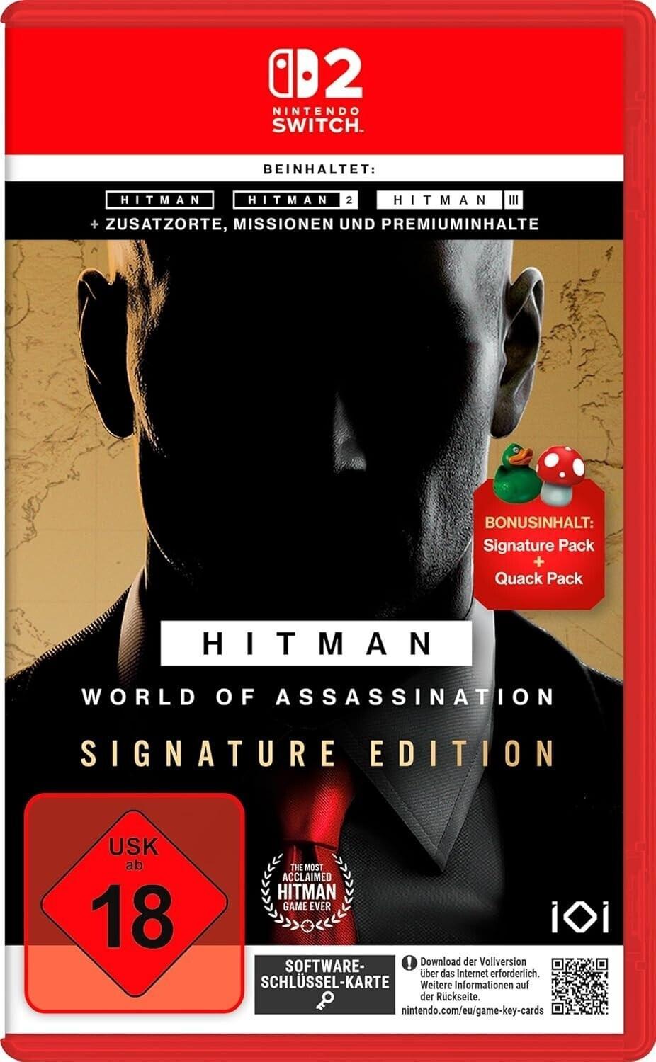 Hitman - World of Assassination (Signature Edition) (Key Card) Nintendo Switch 2-Spiel